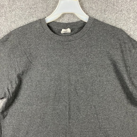 Homespun T-Shirt XL Short Sleeve Men's Gray Cotton Blend Adults - Picture 2 of 7